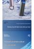High-Speed Portable USB Handheld Fan with Carabiner and Cold Compress Feature