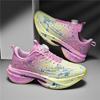 Men's and Women's Same Running Shoes Carbon Board Running Shoes Luminous Camouflage Rotating Buckle Casual Shoes Long-distance Running Exercise 