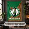 Wandbehang Celtic FC Druck Benutzerdefinierter Name Text Wandbehang Heimdekoration