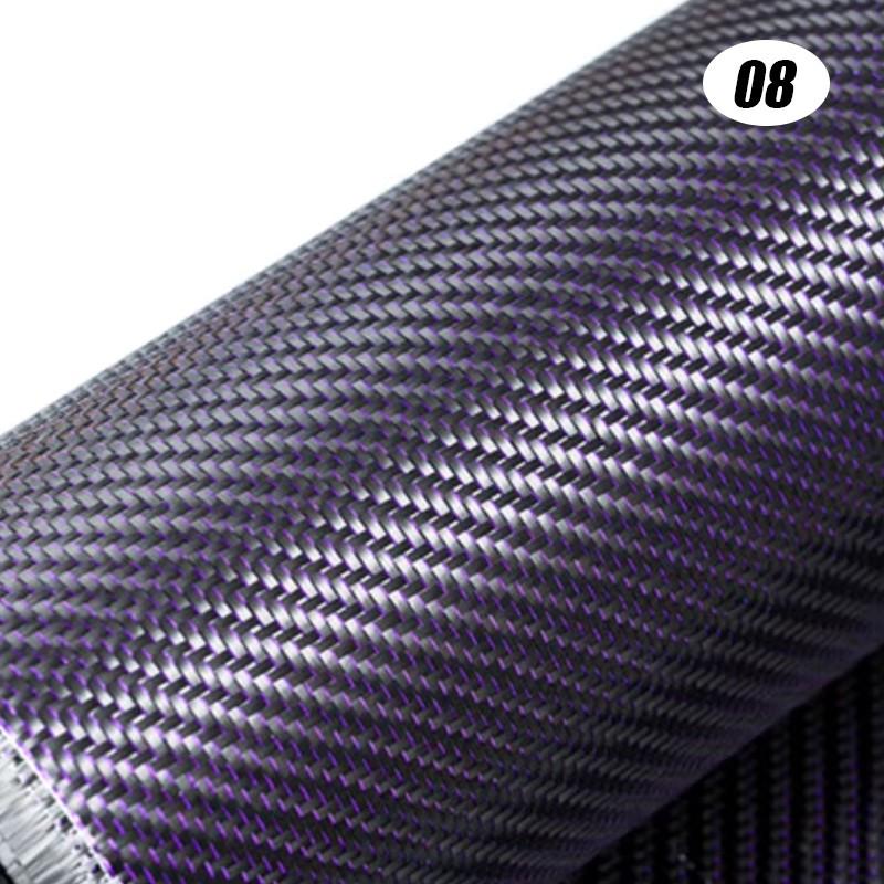 20x20cm Carbon Aramid Fiber Hybrid Fabric Cloth Twill Plain Weave Material Decor 3K Carbon Fiber Aramid Fiber DIY Material Suppl