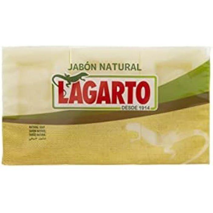 Såpe - LAGARTO - Naturlig såpestykke - Pakke med 3 - 200 g hver - Blandet