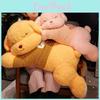 Lying Dog Sweater Plush Toy Cartoon Stuffed Animal Doll Back Decoration Cushion