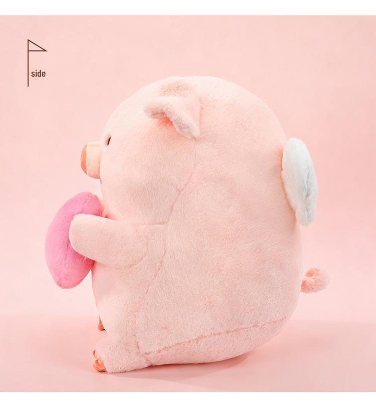 Süße Herzschwein Plüschpuppe - Entzückendes umarmendes Schwein Spielzeug für Mädchen