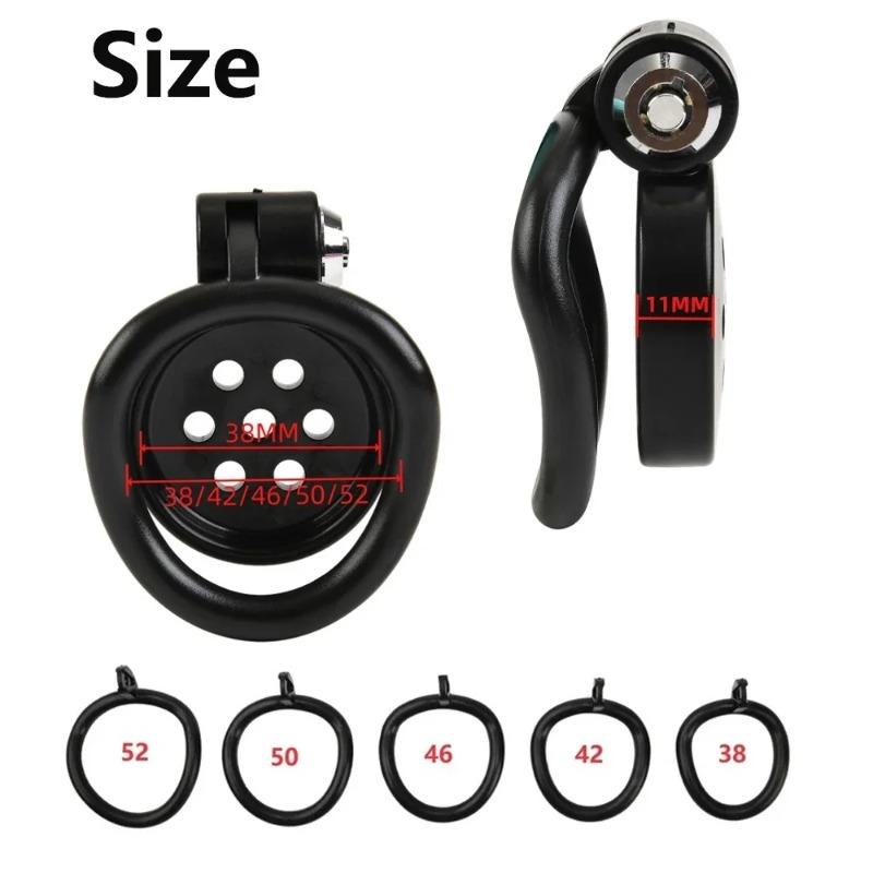 Pink Small Male Chastity Cage Set – Bird Cage Design with 5 Cock Rings & Urethral Sound Plug, Slave Play &  Sex Toys