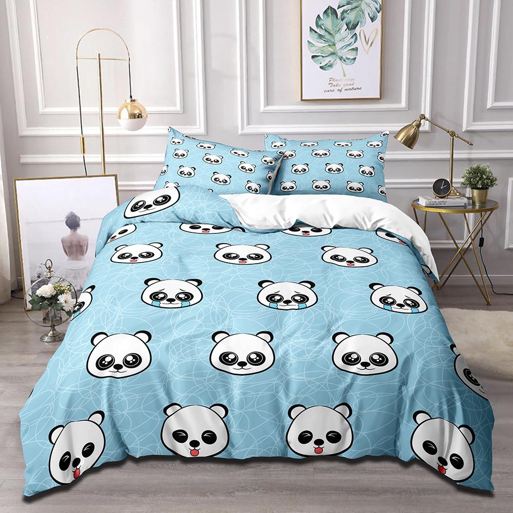 Fashion Technology Printing, 3D Digital Printing, Bedding, Duvet Covers, Pillowcases, Three-piece Sets