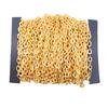 1 Rolle Eiserne Kreuzketten, Kabelkettenglied für DIY-Schmuckherstellung, golden