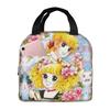 Candice Girl Candy Candy Thermal Insulated Lunch Bags Nime And Terence Portable Lunch Container for Outdoor Camping Food Box