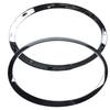 1Pair Silver Headlight Trim Ring Covers For MINI Cooper F55 F56 F57 2014-2024 Lamp Frame Headlight Trim Ring