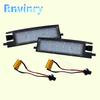 2pcs White LED License Plate Light For Toyota RAV4 Aygo Auris II Yaris I IQ VITZ Corolla Scion iM Car Rear Number Plate Lamp