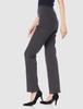 Ariki Straight 80cm Charcoal Size Women's Fleece-Lined Pants, Inseam, Gray, LL, 5043-80