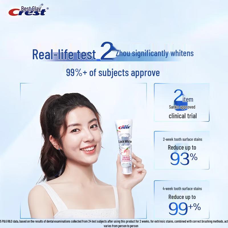 Crest Dual-Color Whitening Toothpaste