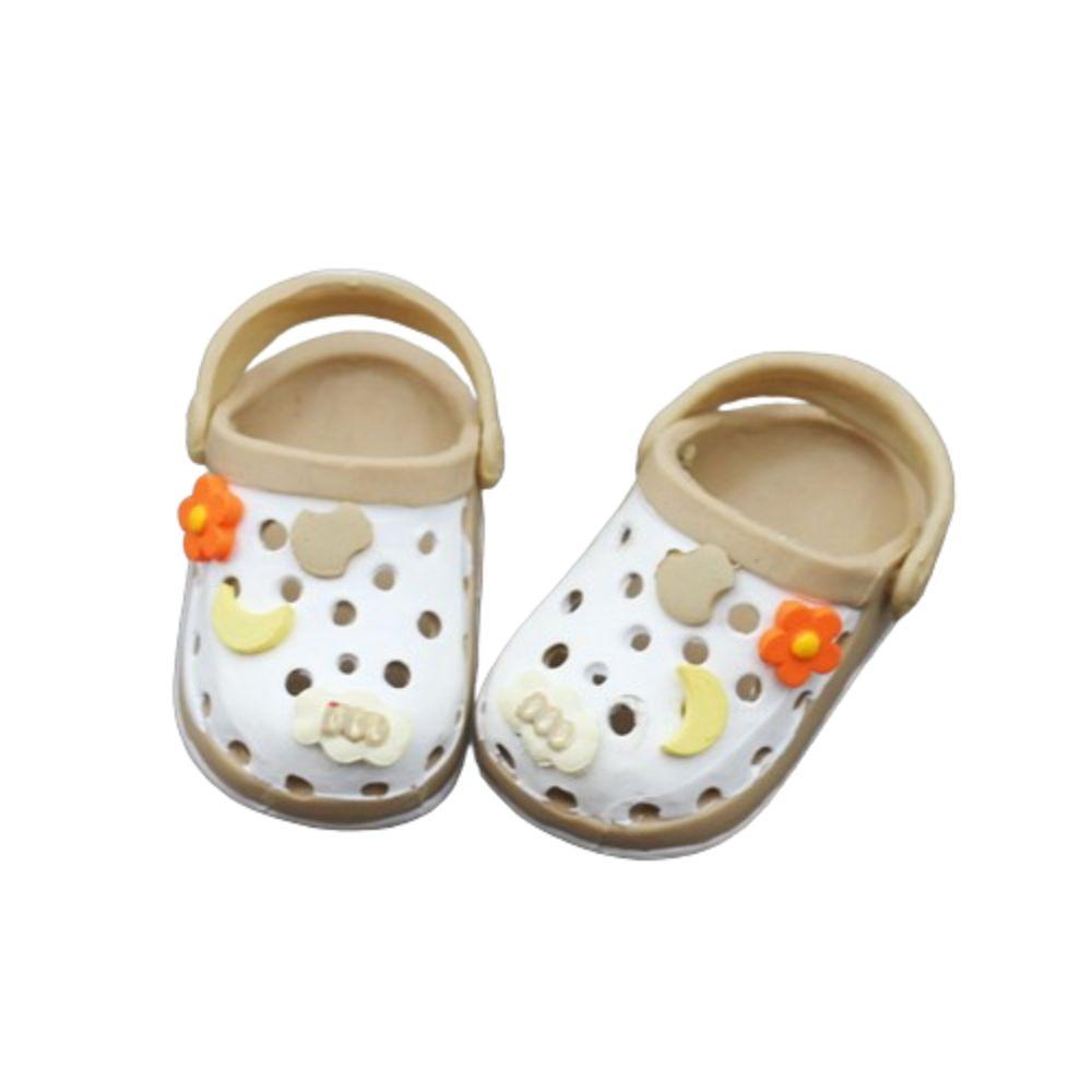 

1 пара Мини Мини Сандалии с Дырочками Кавайная Кукольная Пляжная Обувь Обувь для Куклы Лабубу Детская Игрушка хаки