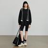 Chuyu Damen Oversized Sweatshirt mit Schlitzsaum