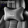 Pernă pentru tetieră și gât din piele întoarsă pentru scaun auto, pernă pentru cap pentru RX300 IS200 IS250 ES350 Ct200h UX250h NX300h RX350 ES300h RX400h