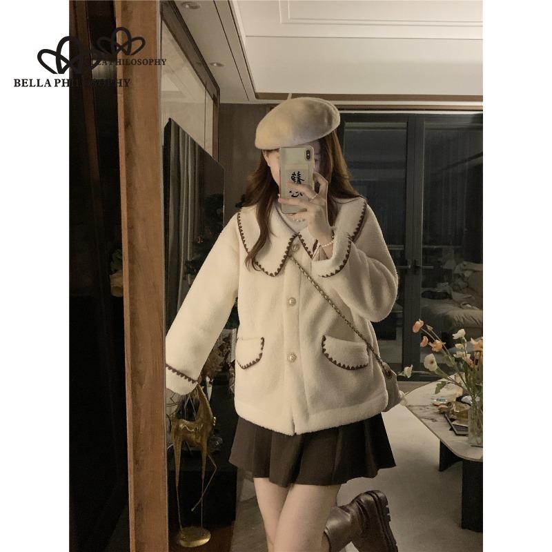 Zimowa Pogrubiona Kurtka Shaker Fleece Krótka Kurtka Futro Jagnięca Wełna Kurtka Płaszcz Wysokiej Jakości Futro Kurtka w Stylu Casual