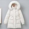 Fashion Winter Coats Woman Long Parkas Hooded Faux Fur Collar Thick Warm Women's Jackets