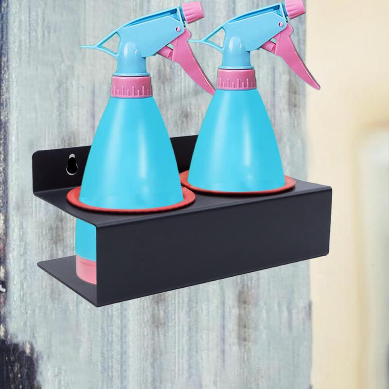 Wall-Mounted Car Wash Spray Bottle Rail Holder Sturdy Garage Bottle Organizer Spray Bottle Storage Rack Car Interior Accessories