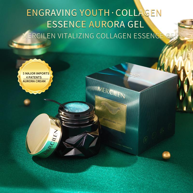 MERCILEN Revitalizing Collagen Essence Gel 30g Moisturizing and Firming Skin Anti-Wrinkle and Lightening Fine Lines Cream