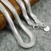 New Necklace Unisex Fashionable Short Collarbone Blade Chain Pendant with Flat Snake Bone Chain