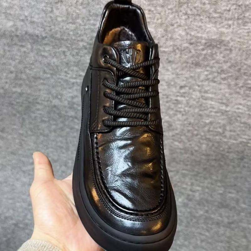 New Designer Leather Loafers for Men Spring Autumn Soft-soled Dress Shoes Male Fashion Casual Non-slip Man Driving Shoes