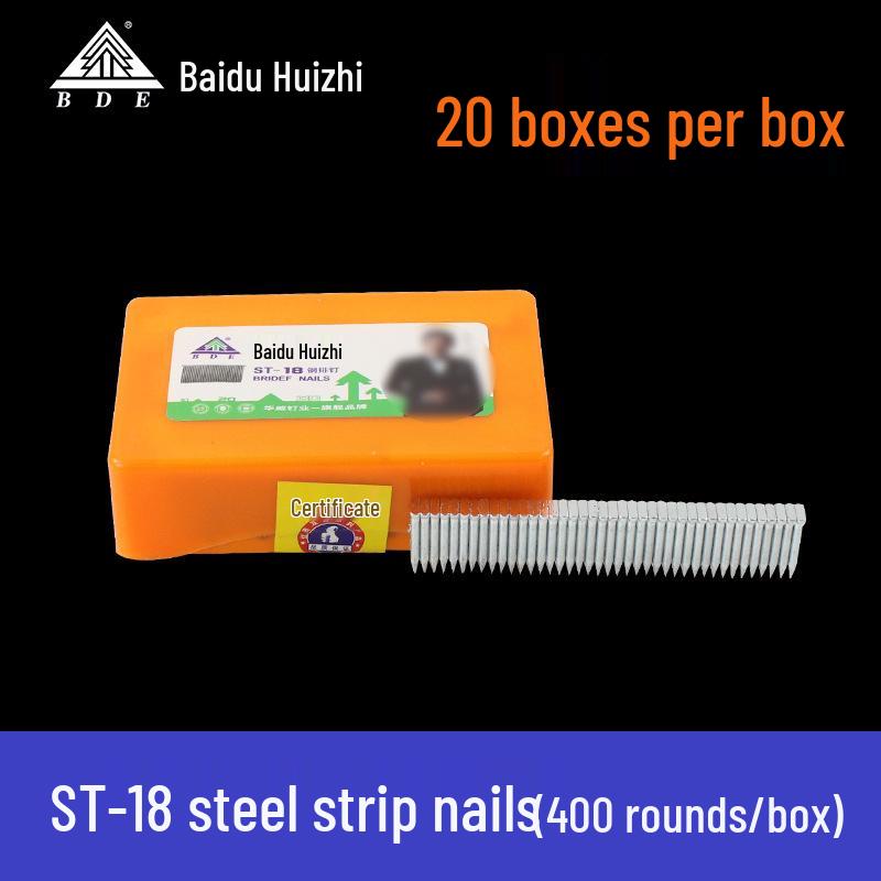 Baidu ST Pneumatischer Nagler mit Stahl-, Beton- und Streignägeln (Größen: ST18, 25, 32, 38, 45, 50, 57, 64)