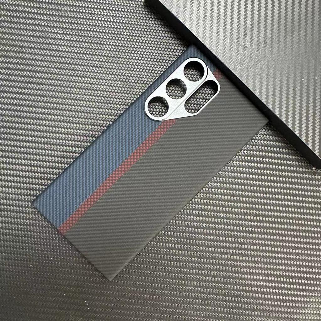 Suitable for Samsung S24U Kevlar Mobile Phone Case Aramid Samsung S24ultra Mobile Phone Case Magnetic Suction