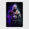 Kratos Metal Sign Pub Cave Pub Printing Garage Decoration Tin Sign Poster
