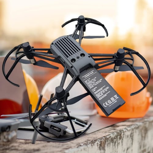 Three 1100mAh Batteries + 3-in-1 USB Speed ??Tello Battery Charger for DJI Tello RC Quadcopter.