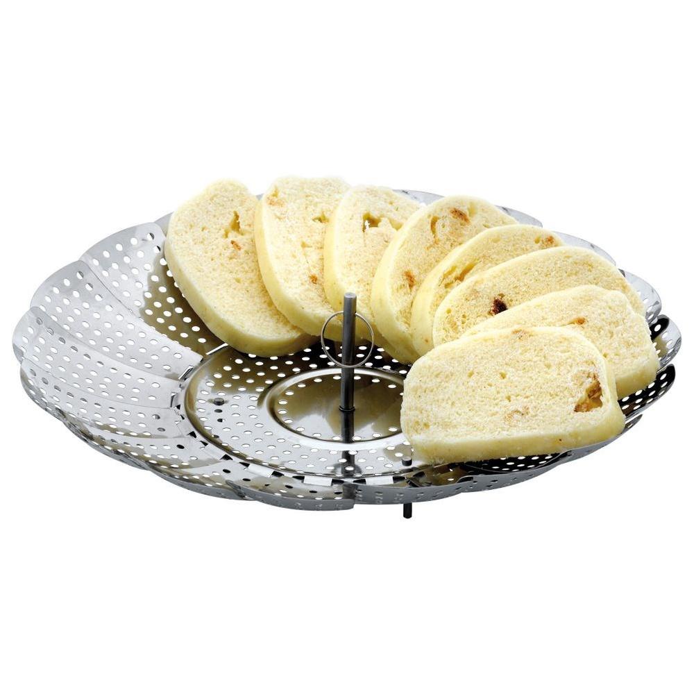 Orion Foldable Stainless Steel Steamer Basket Insert 17–28 cm