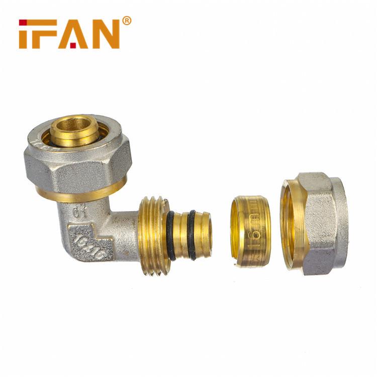 Copper Union Fitting for 1/2" & 3/4" PEX-AL-PEX Pipe - Underfloor Heating Accessory