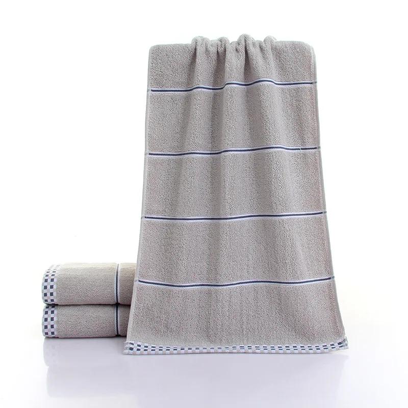 Thickened Cotton Towel With Strong Water Absorption Universal Towel For Adults And Kids Solid Colorskin Friendly Towel
