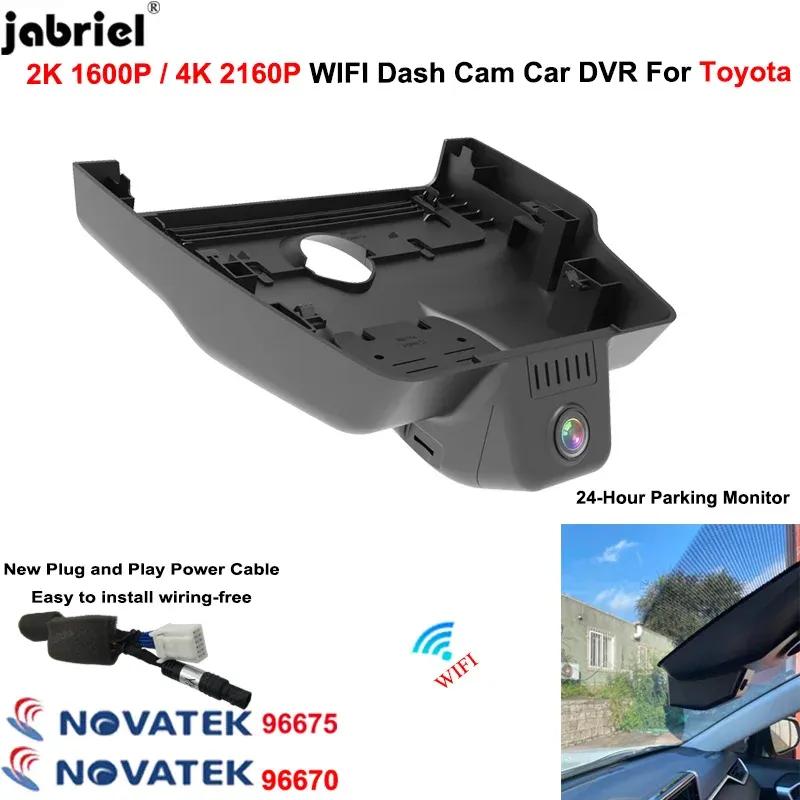 Plug and Play 4K 2160P Wifi Car DVR 2K 1440P Dash Cam Camera for Toyota Camry 2024 2025 2026 Car Video Recorder