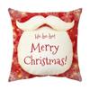 Merry Christmas Cushion Cover 45*45  Cartoons Pillowcase Cotton Linen Sofa Cushions Pillow Cases Pillow Covers