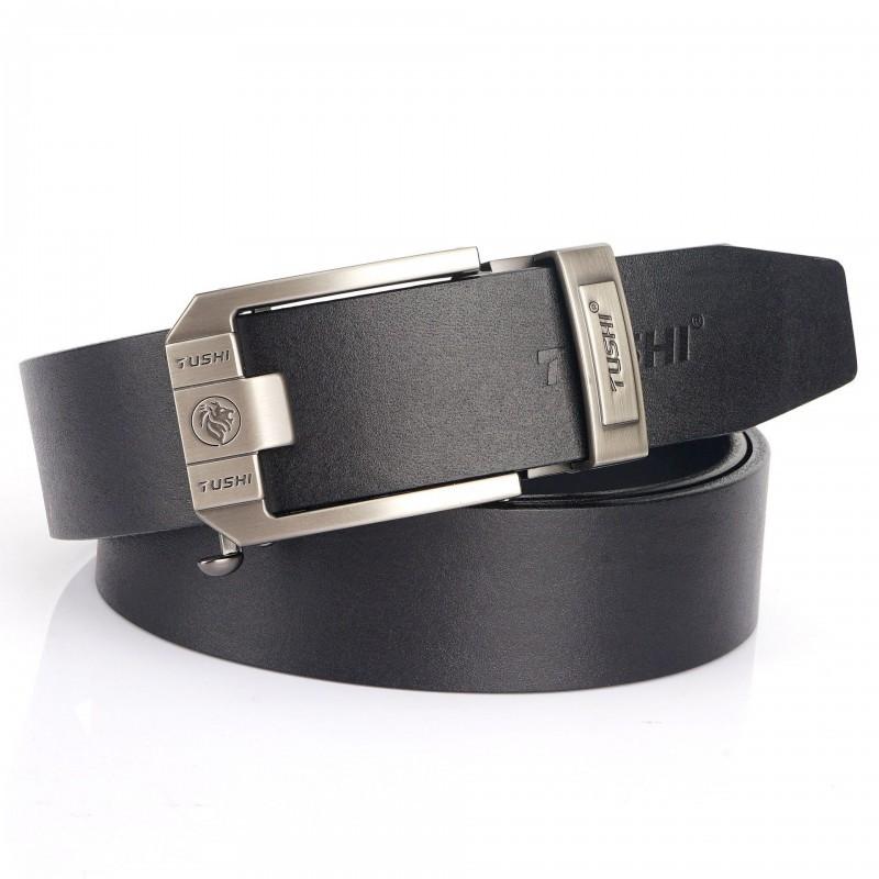 3.5 Men s Belt Genuine Leather Automatic Buckle Cowhide Business Pants Youth 110cm
