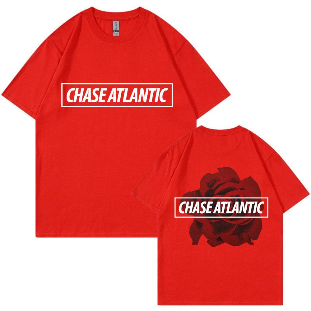 Chase Atlantic Beauty In Death Album T Shirt Music Band Fashion Vintage Hip Hop T-shirts Men Women Loose Cotton Y2k Tee Shirts