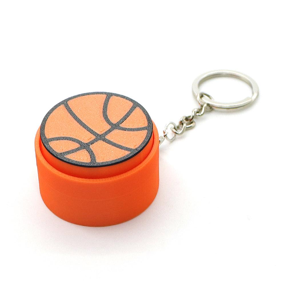 Ball Keyboard Keychain Fidget Toys Push Bubble Stress Relief Sensory Toys Basketball Football Keyboard Clicker For Kids Adults