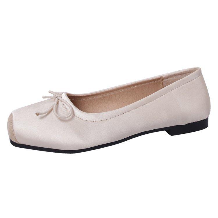 

Туфли в стиле феи, вечерние туфли, ранняя весна 2024, новые розовые женские туфли Мэри Джейн, квадратные атласные балетки 40