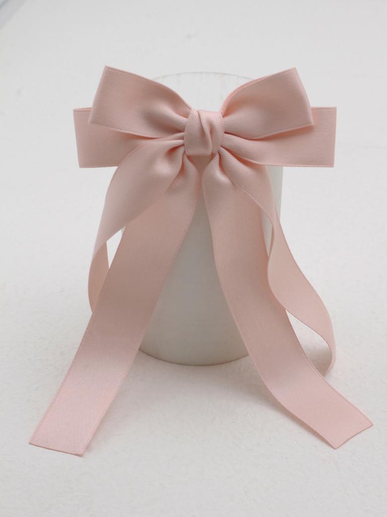Lystrfac Fashion Fabric Ribbon Hair Bow Hairpin for Women Girls Hair Clips Back Head Top Clip Female Hair Accessories