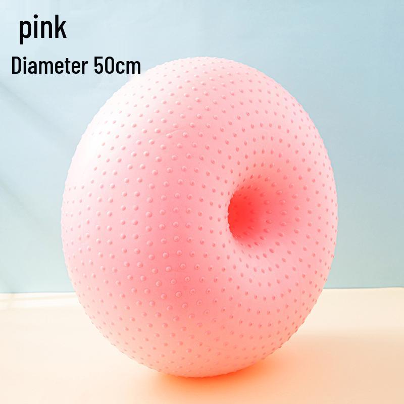 Explosion-Proof Inflatable Peanut Ball for Yoga, Fitness, and Rehabilitation