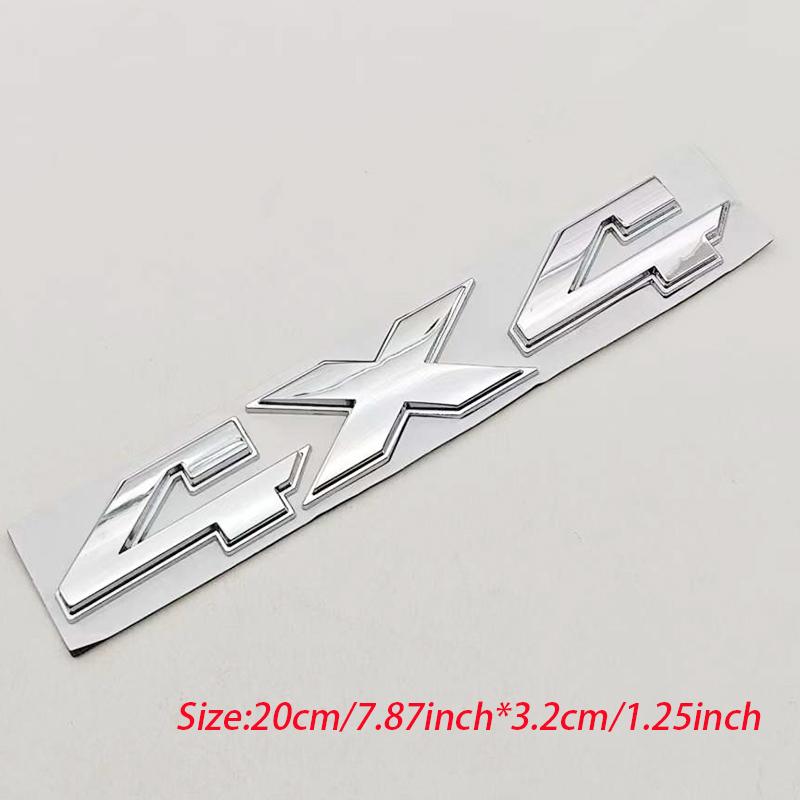 3D Metal 4X4 Logo Car Sticker Emblem Badge Decals Car Tail Sticker For JEEP 4X4 Grand Wrangler Auto Accessories