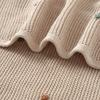 Knitted Baby Blankets Newborn Bedding Infant Kids Cotton Muslin Swaddle Wrap Baby Items Stroller Blankets Nap Cover