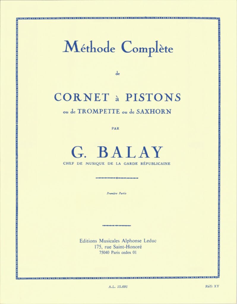 Alphonse Leduc Whitner Trumpet Comprehensive Instruction Book Volume 1 Instruction Leduc Publishing Valley (Trumpet Book)
