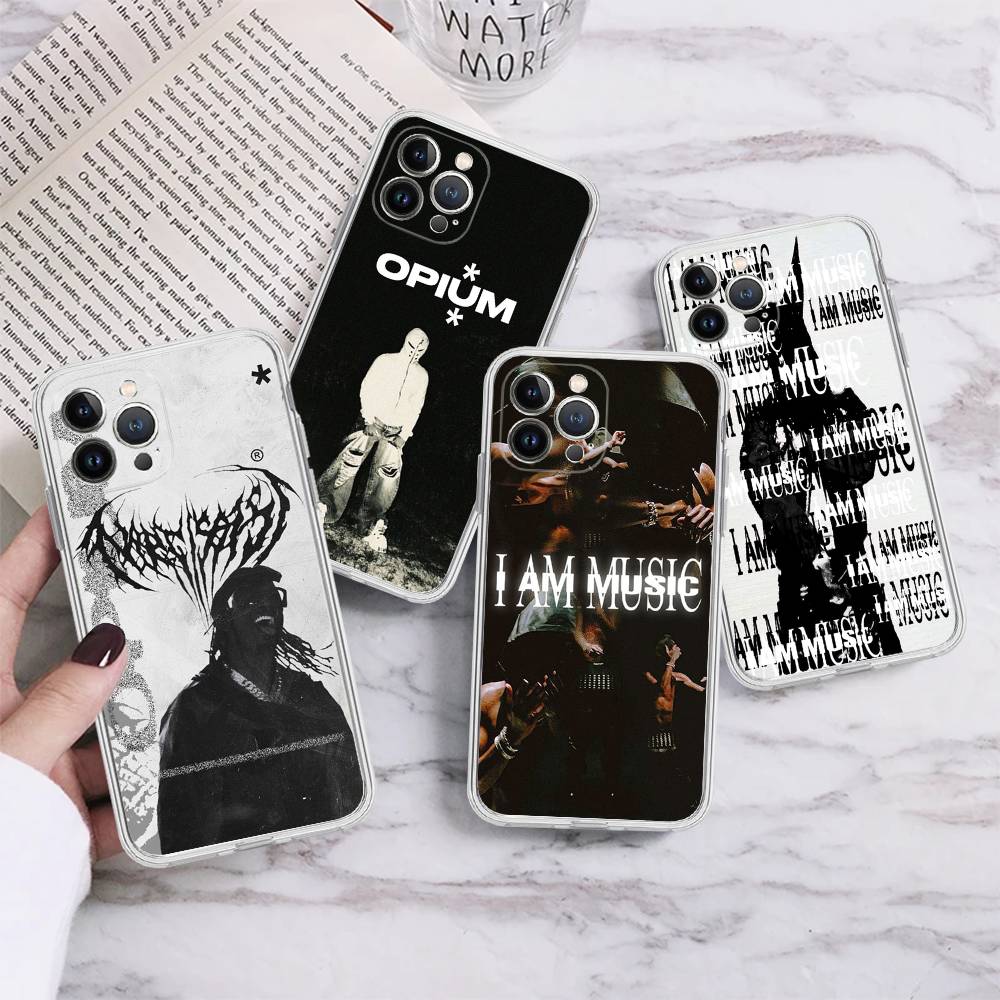 O-Opium Rap Playboi Carti For IPhone 17 16 15 14 13 12 11 Pro Max Plus Phone Case High End Silicone