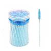 100pcs Barrel Crystal Handle Eyelash Brush Mascara Wand Eye Extension Eyebrow Disposable Makeup Brushes Cosmetic Tools Lashes
