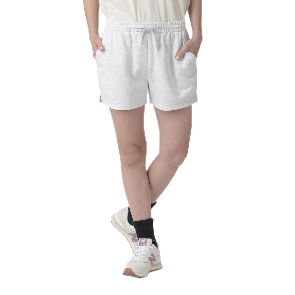 Sweat Shorts AHH [New Balance] Women's Shorts, (WS41500) (Ash Heather)