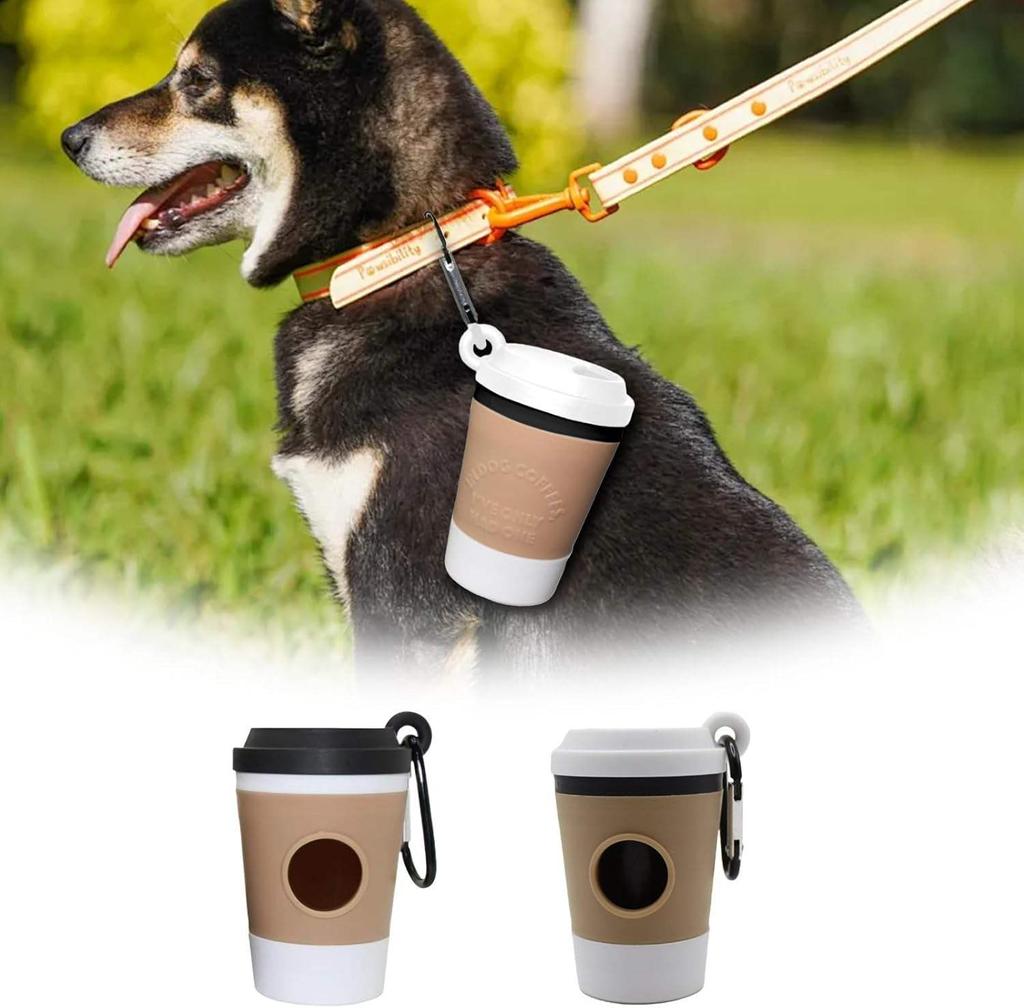 1PCS Dog Poop Bag Dispenser Holder Portable Plastic Dog Poop Bag Holder Outdoor Accessory for Pet Dog Outdoor Travel Accessory