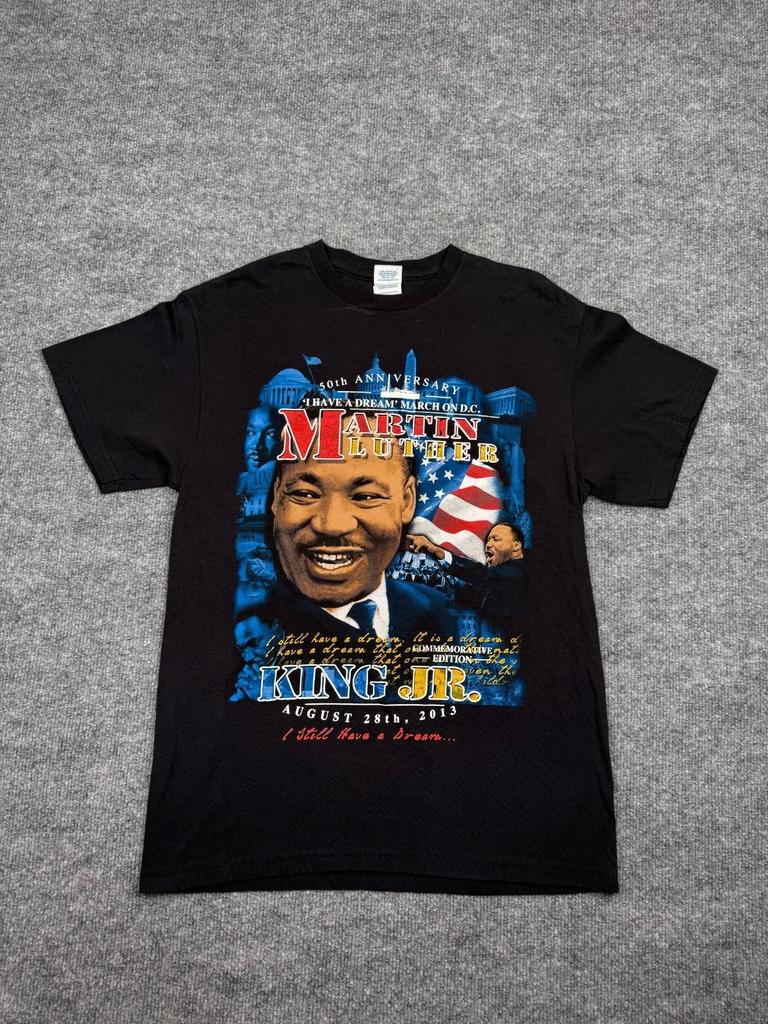 Vintage 2013 MLK Jr 50-årsjubileum “I Have a Dream” Marsch i DC 100% Bomull T-shirt Herr T-shirts Topp M
