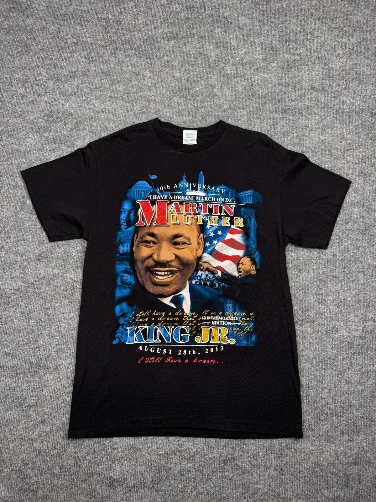 

Vintage 2013 MLK Jr 50th Anniversary “I Have a Dream” March on DC 100% Cotton T-shirt Mens Tees Top M M