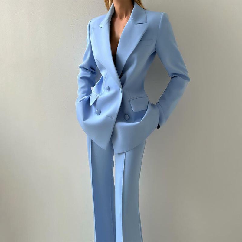 Europe and the United States Cross-border Amazon Autumn Temperament Fashion Commuter Suit Suit Bra Pants Jacket Three-piece Set