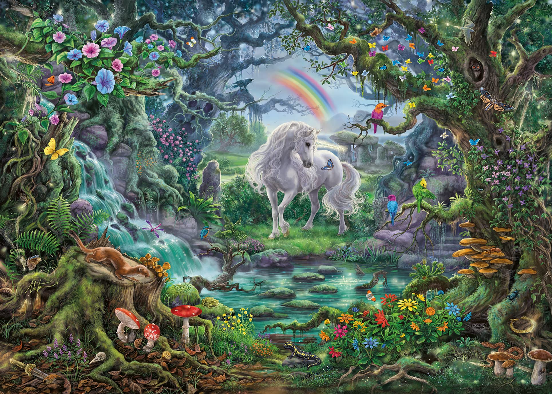 

Ravensburger Escape Jigsaw Puzzle, Unicorn, 759 Pieces, Finished Size: 68x48cm, 17254 2 [Puzzle, Gift (BirthdayChristmas)]